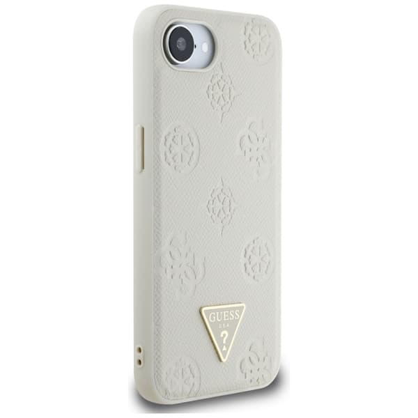 Guess Mobilskal till iPhone 16e Magsafe Triangle Logo - Beige