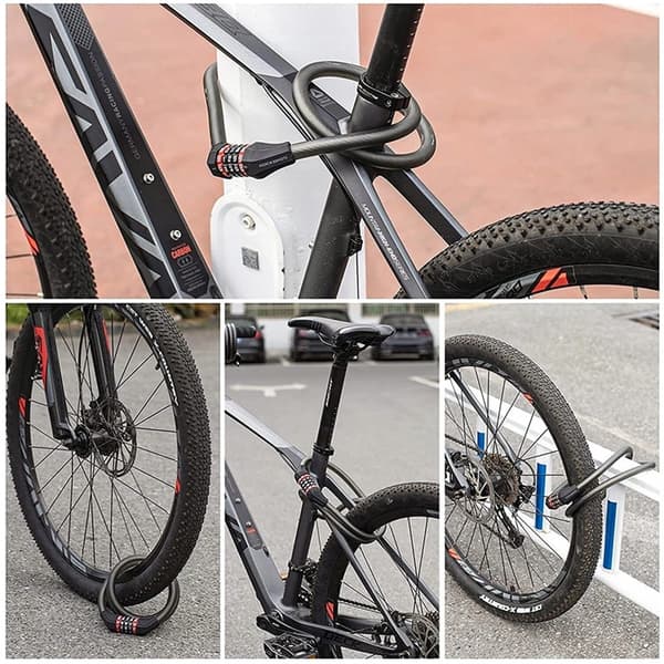 Rockbros Cykellås Med Kombination 1.8 m - Sort