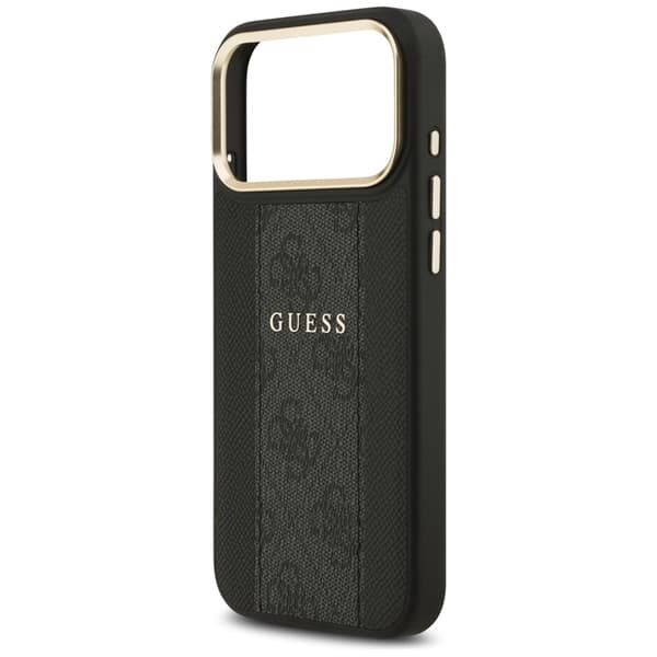 Guess Mobilskal till iPhone 17 Pro Max Magsafe Stripe - Svart