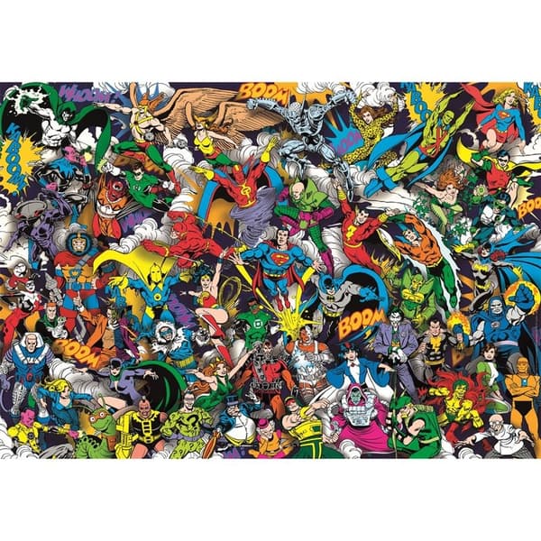 CLEMENTONI Pussel 1000 Pcs Impossible CB High Quality Collection DC Comics