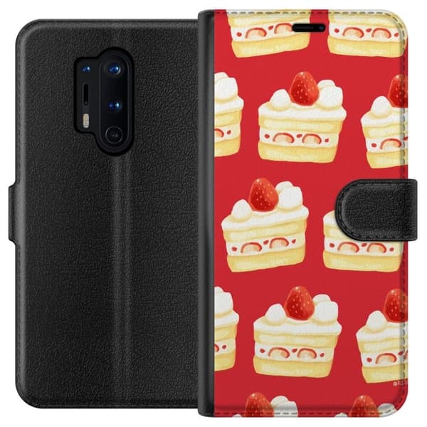 Plånboksfodral till OnePlus 8 Pro med Tårta