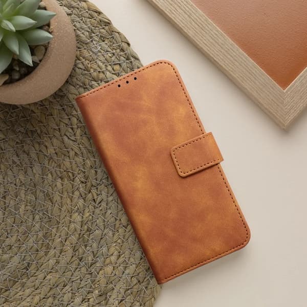 Xiaomi Redmi Note 14 4G Plånboksfodral Tender - Brun
