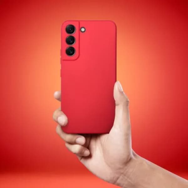 Telefontaske til Galaxy S24 FE Soft - Rød