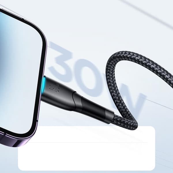 Joyroom Starry USB-C–Lightning-kaapeli 30W 1m - Musta