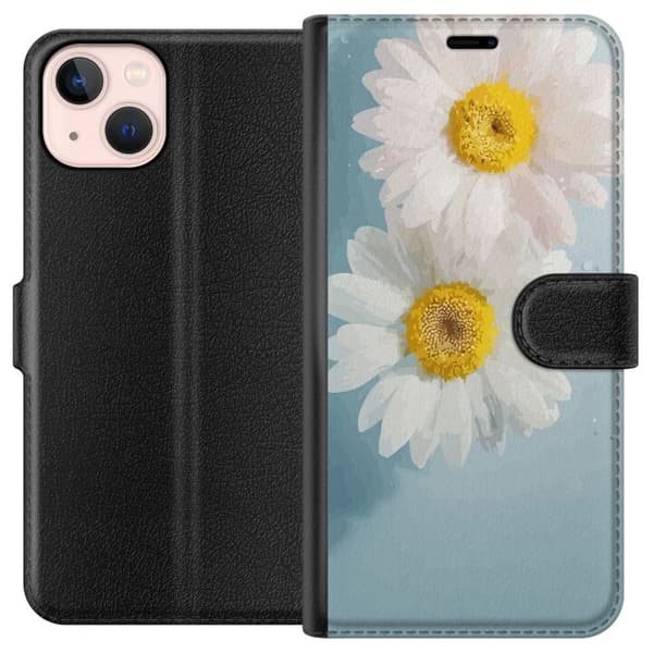 Apple iPhone 13 tegnebog med sommerblomster