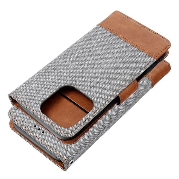 iPhone 16 Pro Max Pung Etui Jeans - Grå