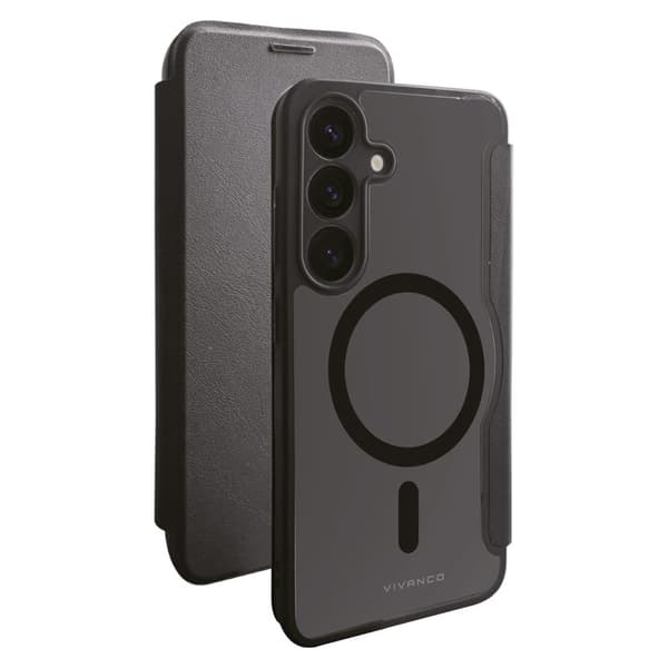 Vivanco Mag Wallet Pungcover Samsung Galaxy S25+ Sort