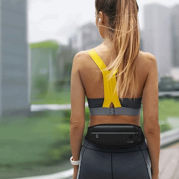 Tech-Protect M7 Universal Sport Taljetaske - Sort