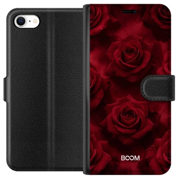 Plånboksfodral till Apple iPhone 6 med Crimson Rose
