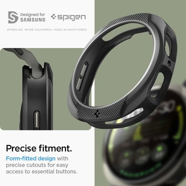 Spigen Galaxy Watch 8 (44mm) Etui Liquid Air - Sort
