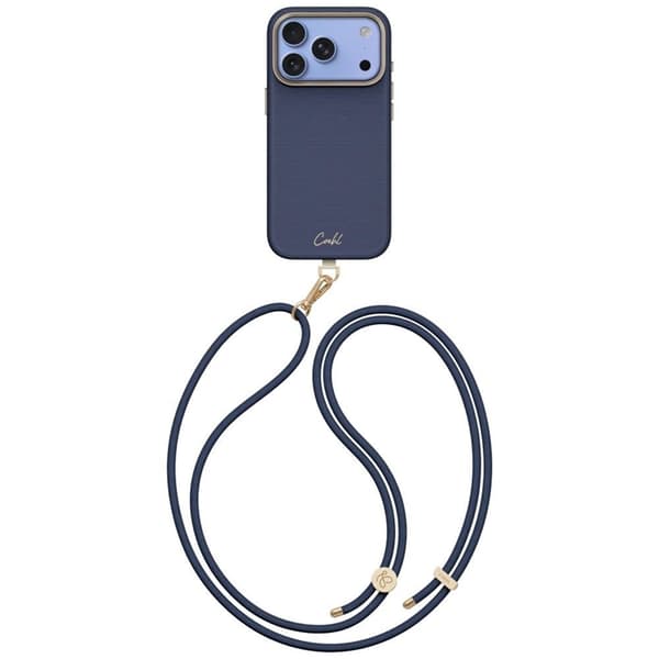 UNIQ Mobilskal För iPhone 18 Pro/17 Pro Coehl Mirelle - Noble Blå
