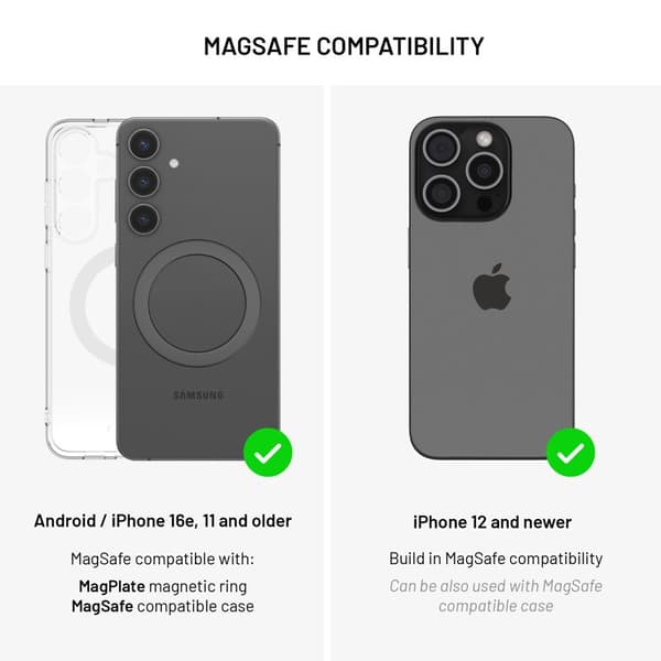 FIXED MAGMATE MagSafe-hållare med sugkoppar Vit
