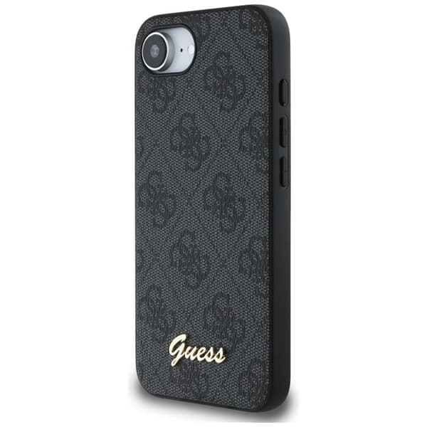 Guess Mobilskal till iPhone 16e MagSafe 4G Script Logo - Svart