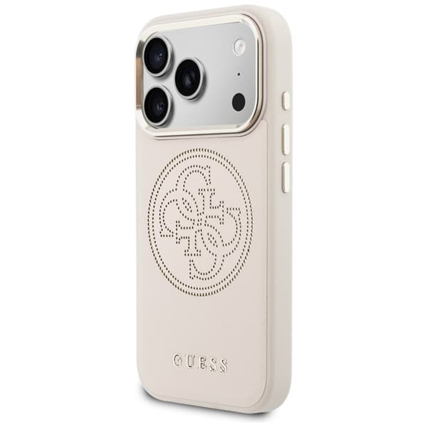 Guess Mobilskal För iPhone 17 Pro Max MagSafe  Perforated 4G - Rosa