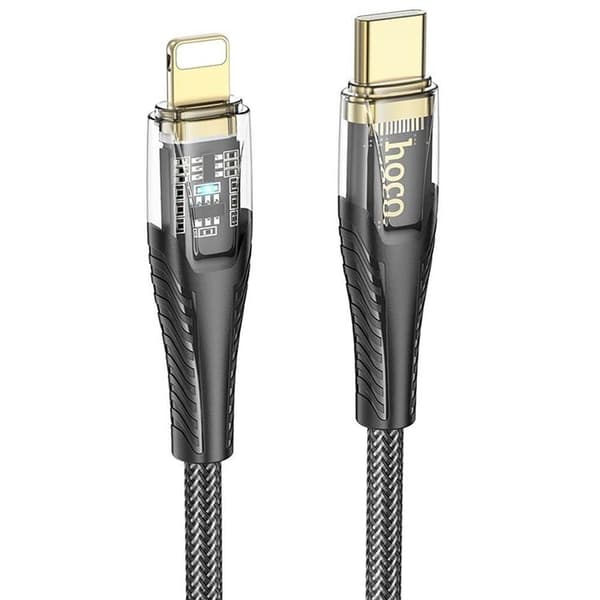 HOCO USB-C - Lightning 27W kaapeli 1.2m U121 PD - Musta