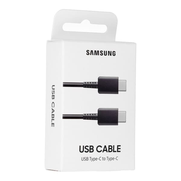 Samsung Alkuperäinen USB-C–USB-C-kaapeli 1m - Musta