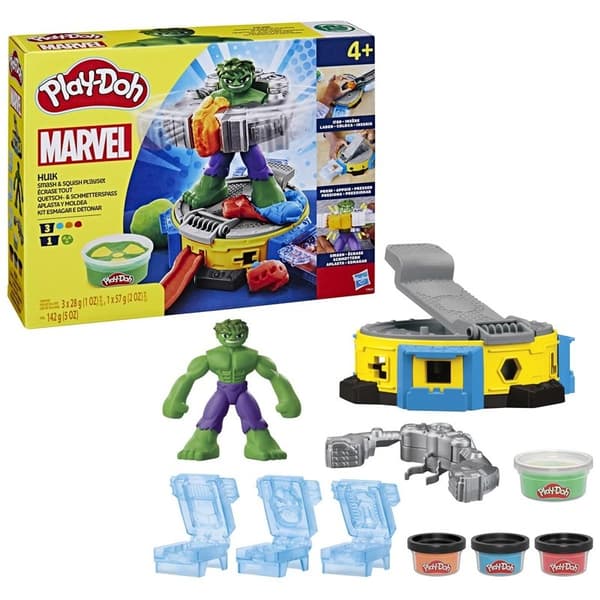 PLAY-DOH Marvel Hulk & Squish Playset