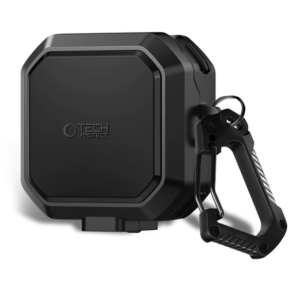 Tech-Protect Cover Til Galaxy Buds 4/4 Pro Magsafe Carbonox - Sort