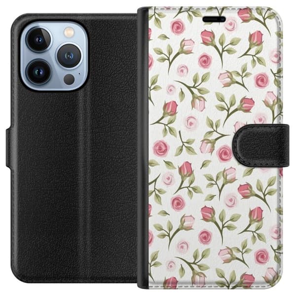 Plånboksfodral till Apple iPhone 13 Pro med Blommigt