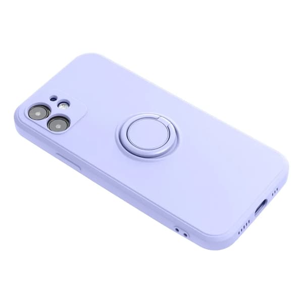 Mobilskal till iPhone 17 Pro Silikon Ring - Lila