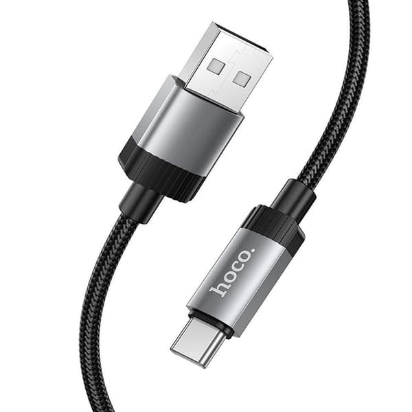 HOCO USB-A til USB-C Kabel 3A 1m X117 - Sort