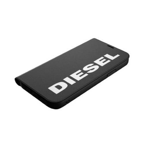 Diesel iPhone 12/12Pro Plånboksfodral Core -Svart/Vit
