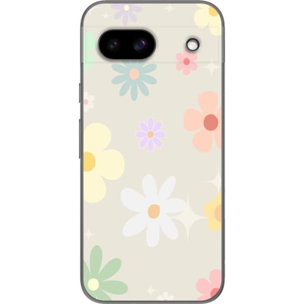 Mobilskal till Google Pixel 8a med fejdande blommor