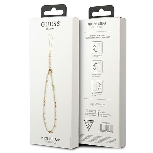 Guess Mobilrem Heishi Beads - Vit