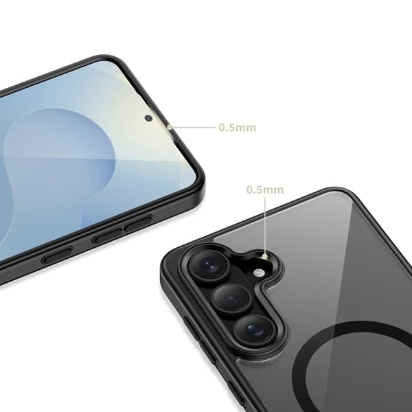 Tech-Protect Telefontaske Til Galaxy S26 Plus Magsafe Magmat - Sort/Klar