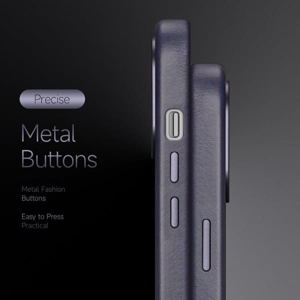BOOM iPhone 14 Plus Skal Magsafe Äkta Läder - Grön
