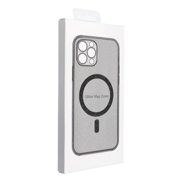 Mobilcover til Galaxy S25 Magsafe Clear - Glitter Sort