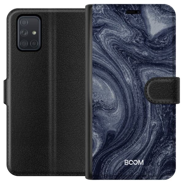 Pung Taske til Samsung Galaxy A71 med Midnight Stone