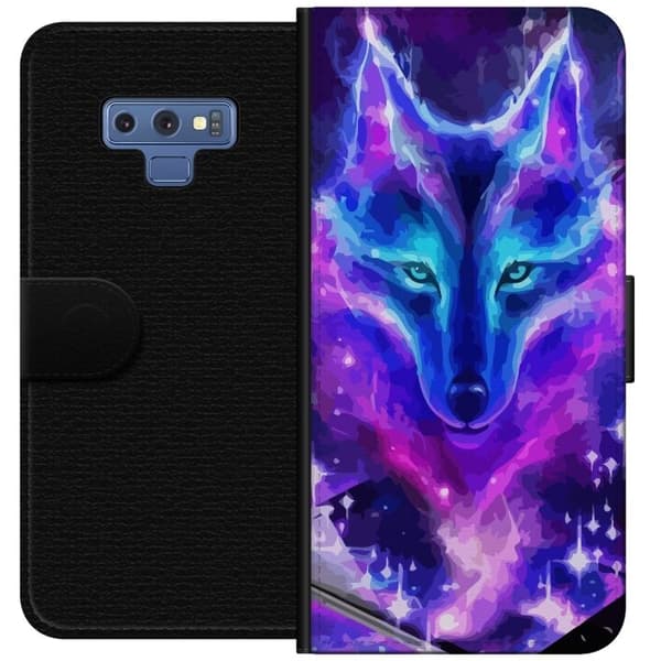Pung Taske til Samsung Galaxy Note9 med Neon Wolf
