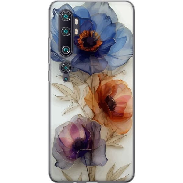 Xiaomi Mi Note 10 Pro -puhelinkuori silkkikukilla