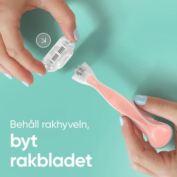 Gillette Rakhyvel Smooth Sensitive + 2st rakblad - Rosa