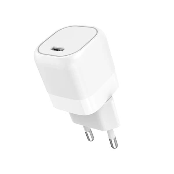 Gearoplader 220V 1xUSB-C PD/PPS 25W - Hvid