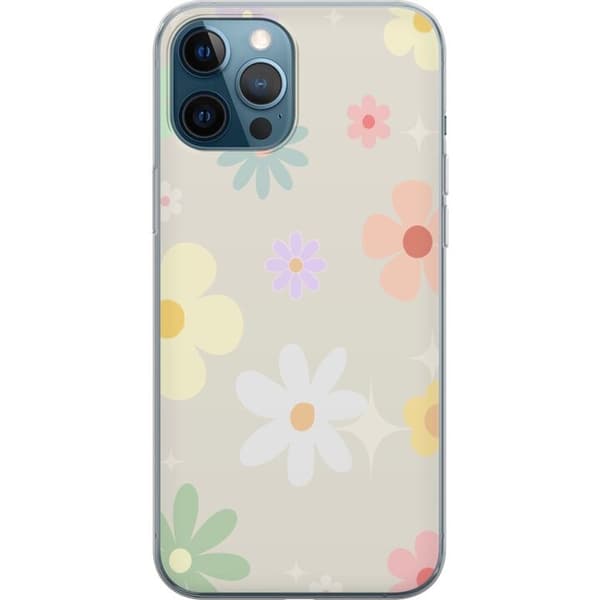 Apple iPhone 12 Pro Taske med Fejende Blomster