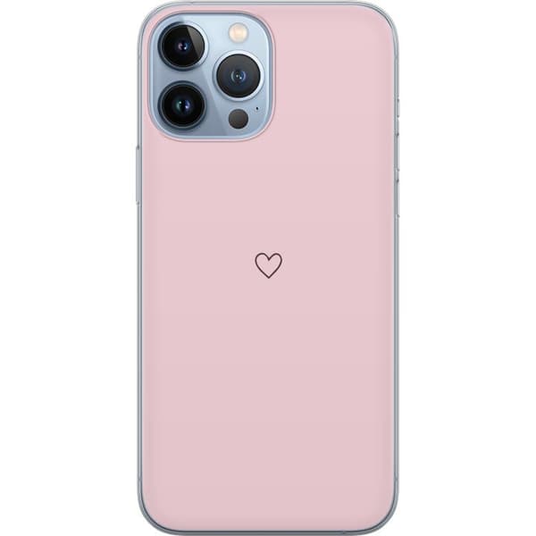 Telefontaske til Apple iPhone 13 Pro Max med lille hjerte
