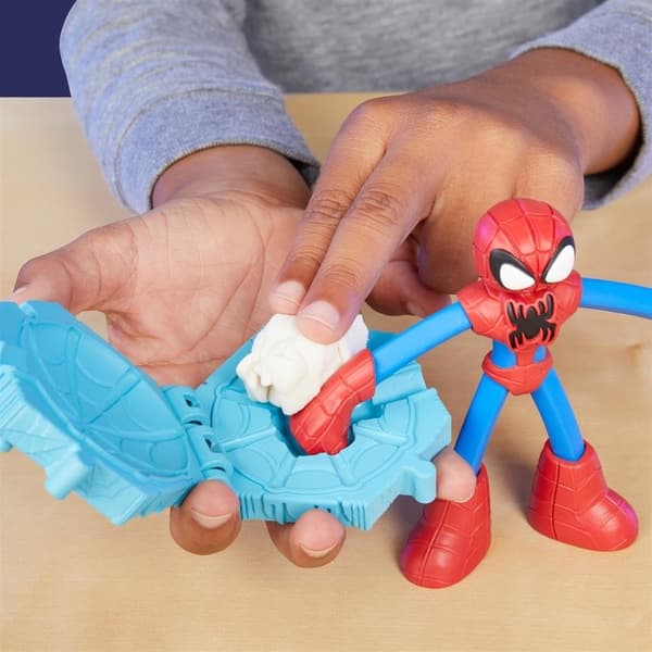 PLAY-DOH Marvel Spider-Man-legesæt til lancering og skive