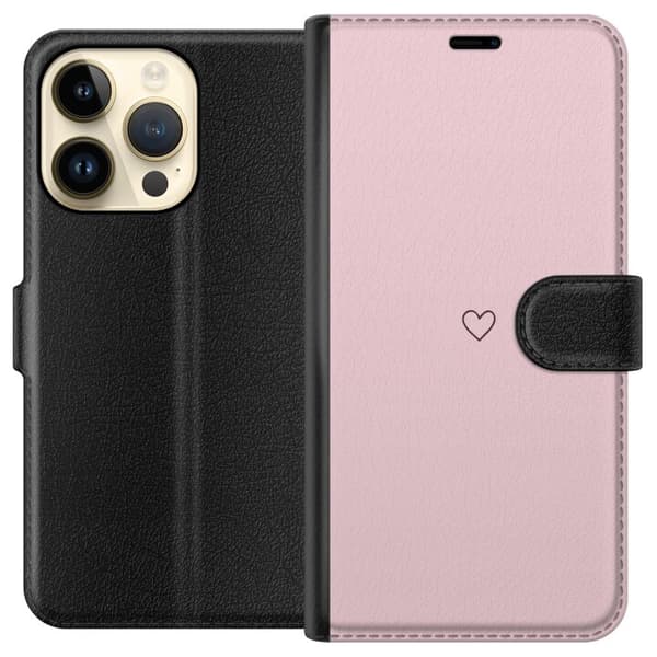 Pung Taske til Apple iPhone 15 Pro med Lille Hjerte