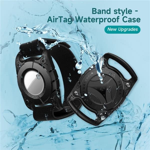 Airtag Cover IP67 Vandtæt Bluetooth Tracker - Pink