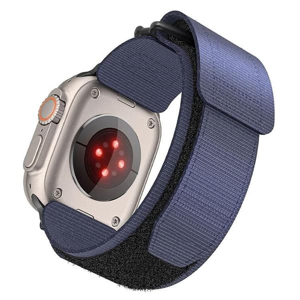 Forcell Apple Watch (38/40/41mm) Armband Nylon - Blå