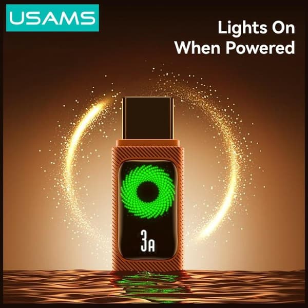 USAMS USB-C til USB-A 18W Kabel 1.2m U92 - Sort