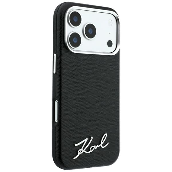 Karl Lagerfeld Mobilskal För iPhone 18 Pro/17 Pro Magsafe Saffiano Small Script