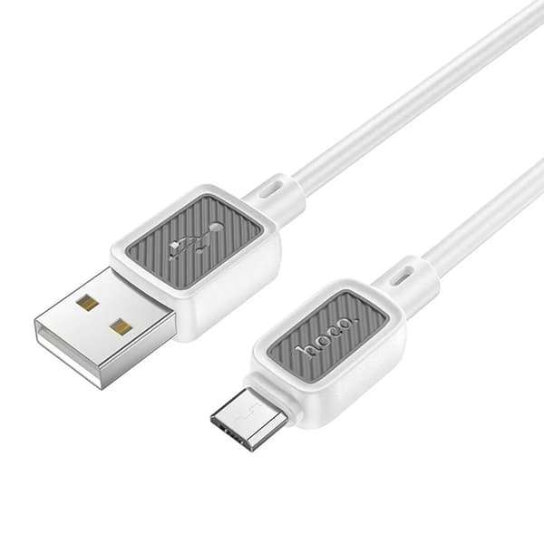 Hoco USB-A til Micro-USB Kabel 1m - Hvid