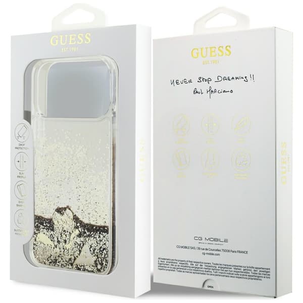 Guess-puhelinkotelo iPhone 18 Pro Max/17 Pro Max Magsafe Liquid Glitter 4G