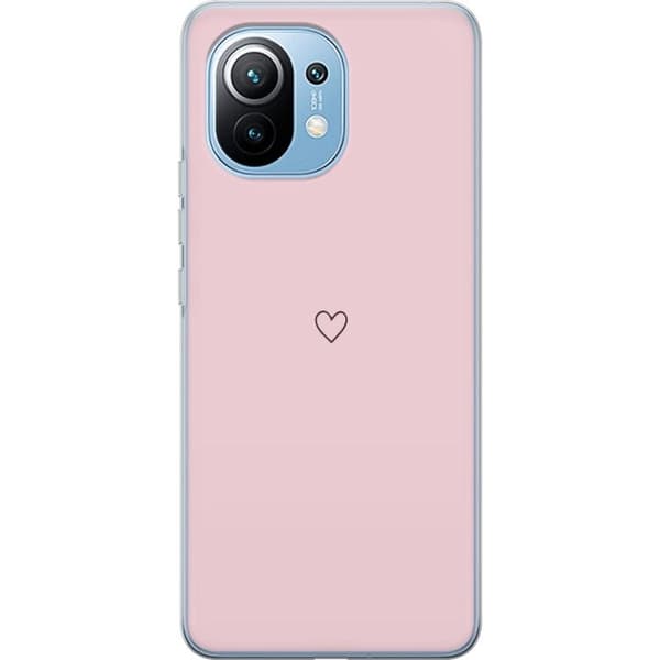Telefontaske til Xiaomi Mi 11 med lille hjerte
