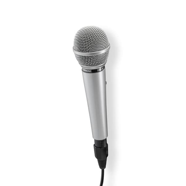 HAMA Mikrofon Karaoke Dynamisk Mono Jam Star Silver