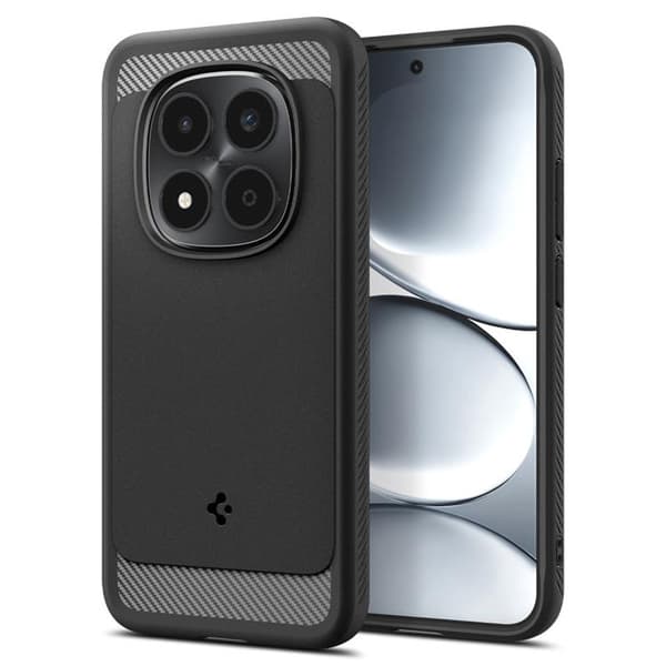 Spigen telefontaske til Xiaomi Redmi Note 15 Pro 5G robust rustning - mat sort