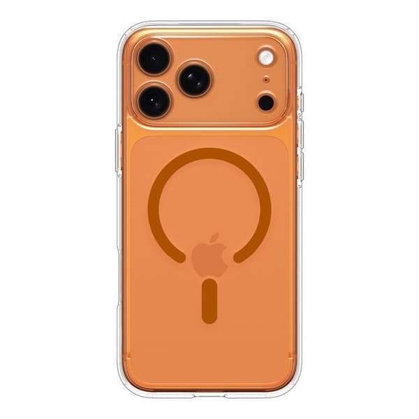 Spigen Mobilskal till iPhone 18 Pro Max/17 Pro Max Ultra MagSafe - Clear/Orange
